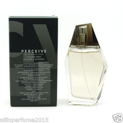 Perceive for Men Eau de Toilette Spray 100ml / 3.4 fl oz – Long Lasting Fresh Fragrance for Men