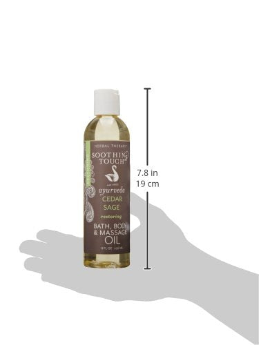 SOOTHING TOUCH Cedar Sage Bath & Body Oil, 8 FZ