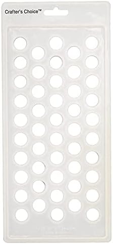 Crafter's Choice - Lip Balm Tube Filling Tray - Silicone Tray for Filling Lip Balm Tubes and Cosmetic Products - Round - 3001