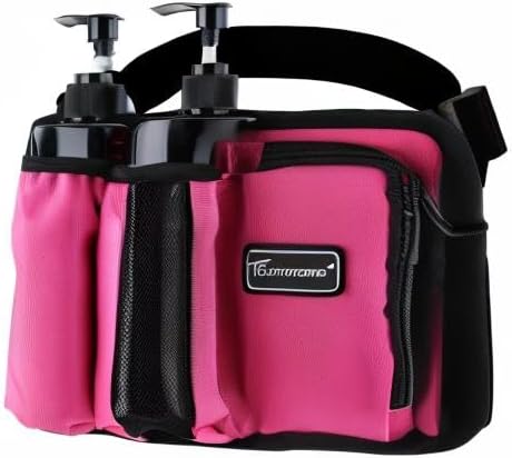 Massage Oil Holster Massage Bottle Bag Lotion Holster Massage Therapist Massage Oil Holster Massage Lotion …(3kd9D-Rose Red)