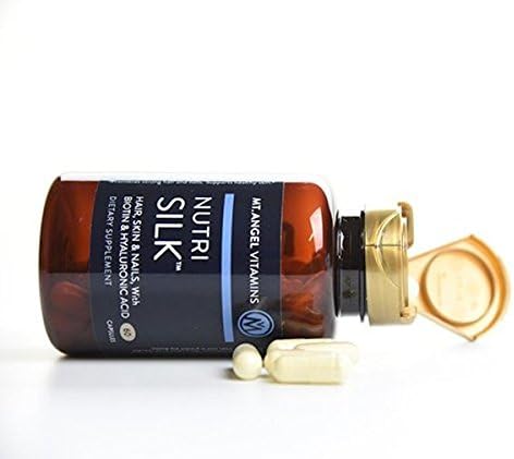 Mt. Angel Vitamins: NutriSilk Capsules. Promotes Healthy Hair & Skin, Boost Collagen, B Vitamins, 60 Capsules