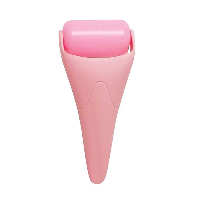 Ice Roller for Face & Eye,Facial Skin Care Tools Face Roller Massager - Reduce Puffiness Migraine Pain Relief, Idea Gifts for Women Men (Pink)