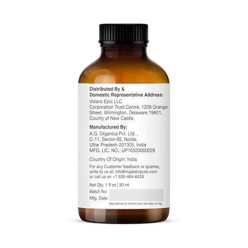 Majestic Pure Helichrysum Essential Oil | 100% Pure and Natural Helichrysum Oil | Premium Grade Essential Oils for Hair Care, Home Diffusers, Skin, Aromatherapy, Massage and Humidifiers | 1 Fl Oz