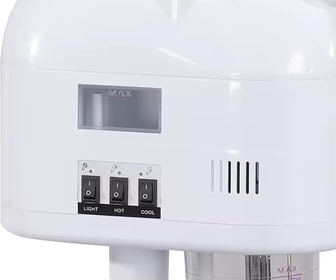 800W Nano Ionic Facial Steamer – Professional Home Spa Face Steamer for Deep Cleansing, Hydration & Sinus Relief | Fast Heating, Auto Shut-Off, Portable & Safe | US/AU Plug (White & Green)