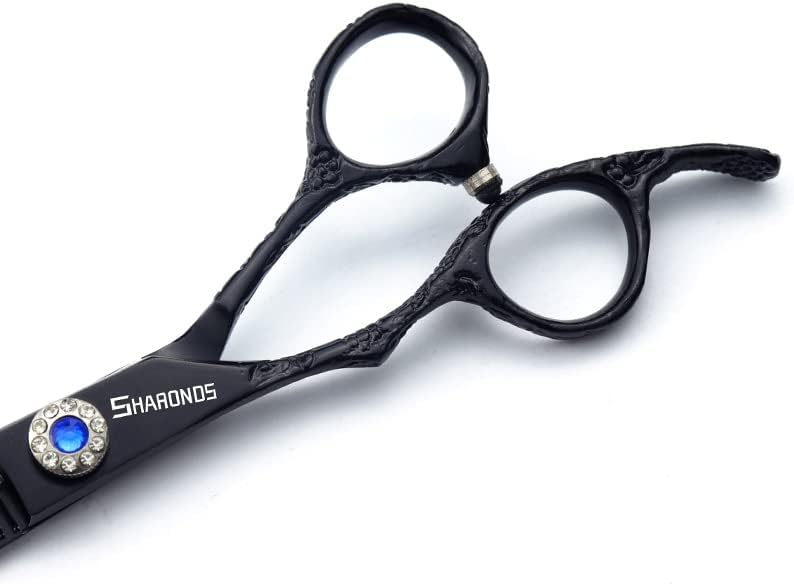 Hairdresser Professional Scissors Set - Left-Handed 6.0 Inch Hair Sparse Scissors - 440C (2pc)