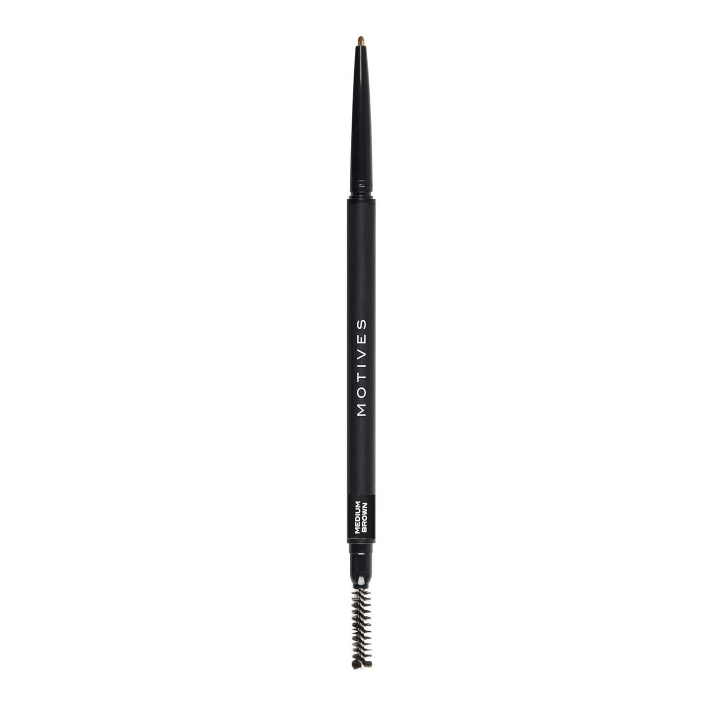Motives® Arch Definer Ultra-Fine Brow Pencil – Water Resistant, Long Wearing Brow Makeup for Natural Looking Eyebrows - Precise, Retractable Tip and Spoolie Brush Eyebrow Pencil (Medium Brown)