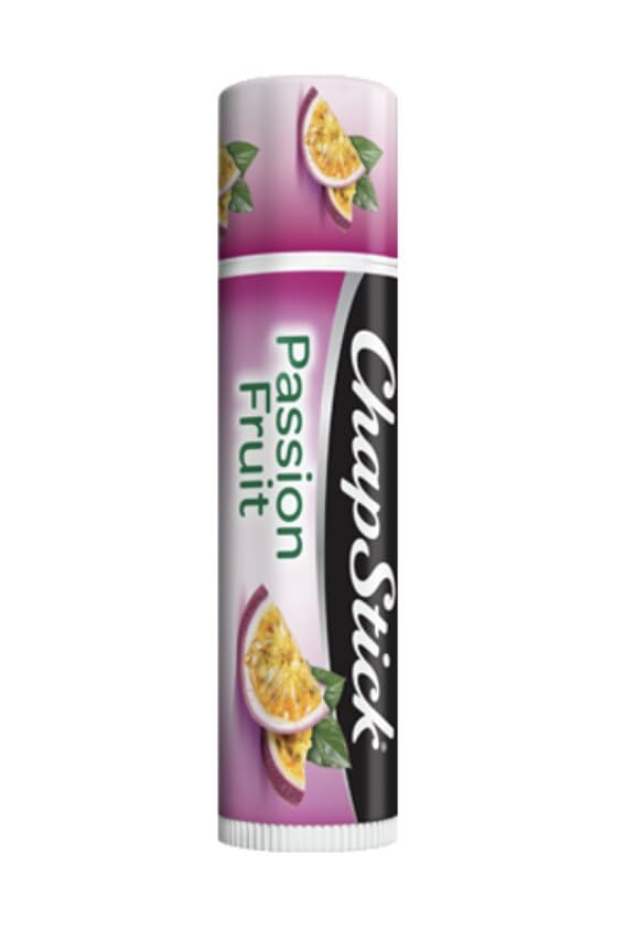 ChapStick Lip Moisturizer, Passionfruit, 12-Pack Limited Edition Bulk Lip Balm, Sweet & Aromatic, 0.15 Oz Ea