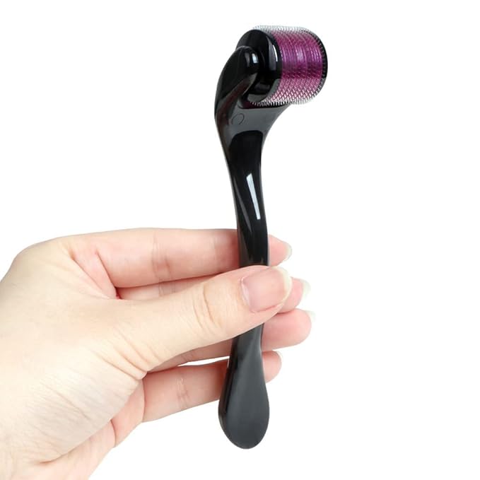Derma Roller for Face, Body and Scalp - Derma Roller for Men and Women with 540 Micor Roller - Beard Roller for Hair & Beard