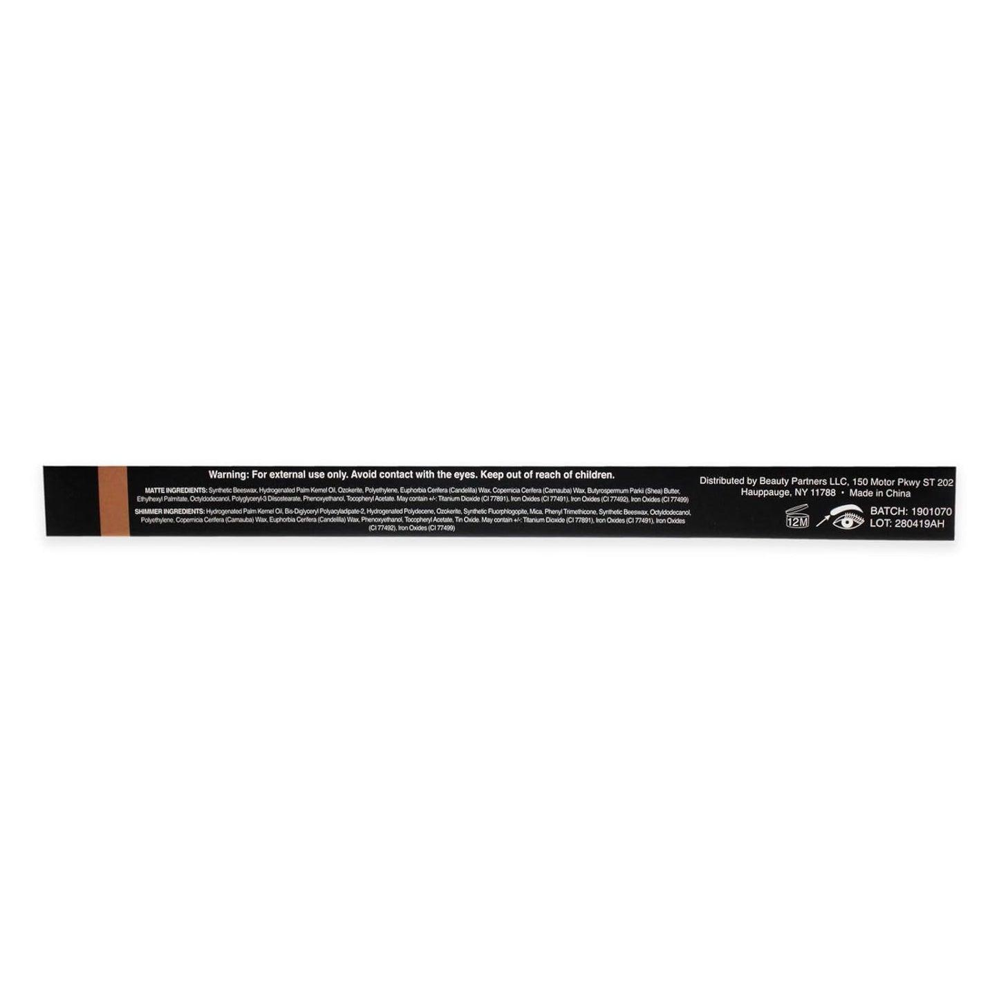 Arches & Halos Brow Highlighting and Concealer Crayon - Tan - Shaping and Shimmer Eyebrow Stick and Highlighter Duo - Soft, Ultra Creamy Formula - Define, and Sculpt for Sharp Brows - 0.176 oz