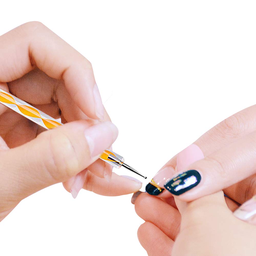 10 pc 2 Way Dotting Pen Tool Nail Art Tip Dot Paint Manicure kit, Embossing Stylus for Painting