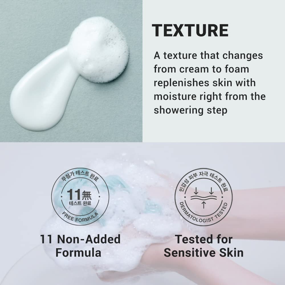 Derma B CeraMD Repair Cream Wash, Unscented Fragrance Free Creamy Face & Body Cleanser for Dry Sensitive Itchy Skin, Deep Moisture Paraben-Free Body Wash, Cream to Foam Cleanser, 13.5 Fl. Oz., 400ml