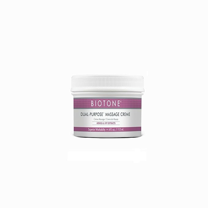 Biotone Dual Purpose Massage Creme, 4 Ounce
