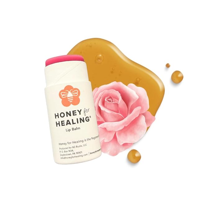 Ultra-Hydrating Tinted Formula Made with Manuka Honey 15+ UMF, Coconut Oil, Beeswax | 12+ Hour Moisture, Zero Waste Recyclable Tube | Lip Moisturizer & Color in One 0.25 oz / 7 gr (Soft Rose)