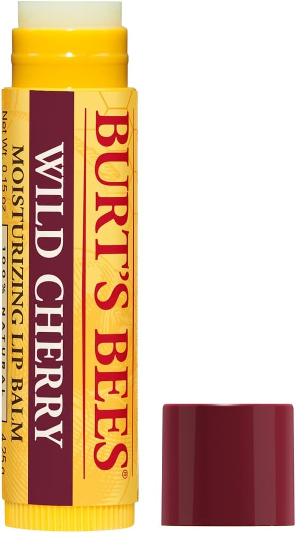 Burt's Bees Moisturizing Lip Balm, Wild Cherry, 0.15 Ounce