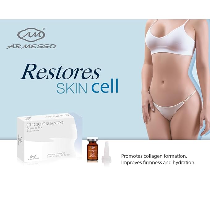 | Organic Silica NF – Skin Rejuvenation & Collagen Support Serum | With Organic Silica 0.5% | For Professional Use Only | 5x10mL Vials