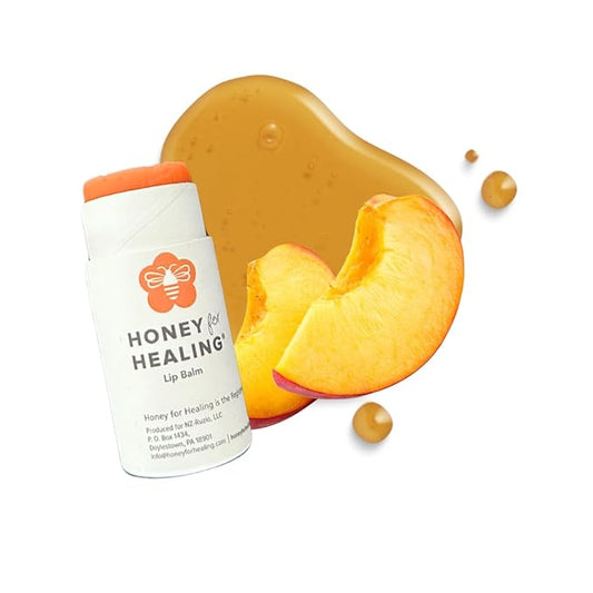 Ultra-Hydrating Tinted Formula Made with Manuka Honey 15+ UMF, Coconut Oil, Beeswax | 12+ Hour Moisture, Zero Waste Recyclable Tube | Lip Moisturizer & Color in One 0.25 oz / 7 gr (Soft Peach)