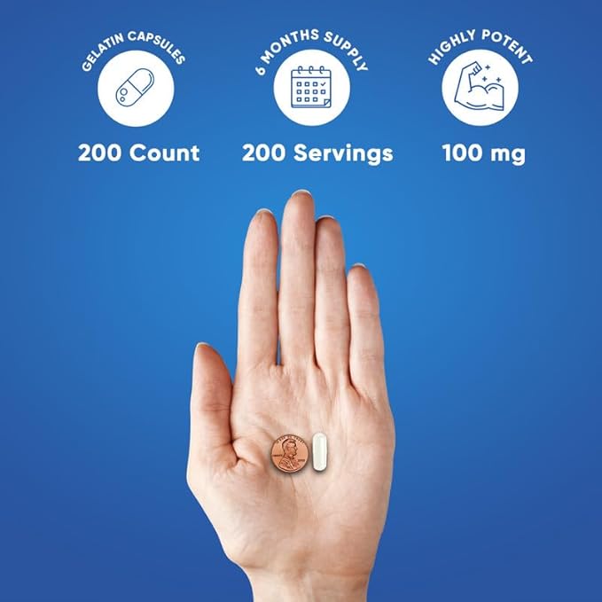 We Like Vitamins DIM 100mg 200 Capsules - 200 Day Supply - Diindolylmethane DIM Supplement for Support with Healthy Estrogen and Hormone Levels