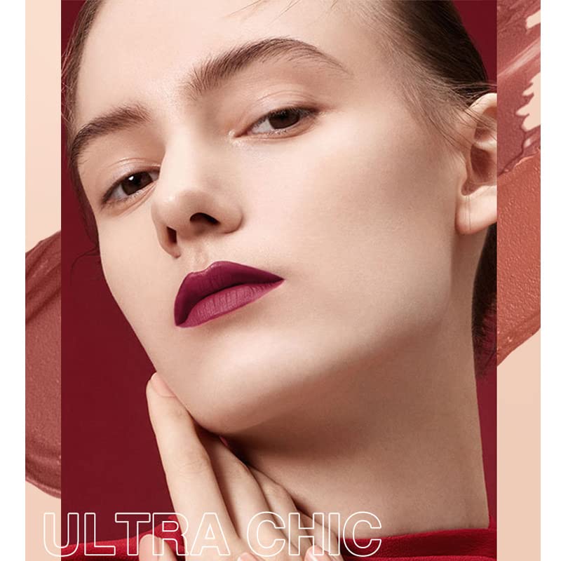 BestLand 6Pcs Matte Liquid Lipstick and Lip Liner Set, Non-Stick Cup Not Fade Waterproof 24 Hour Lip Gloss Nude Brown Lip Liner Pencil for Women, labiales mate 24 horas originales (Set E)