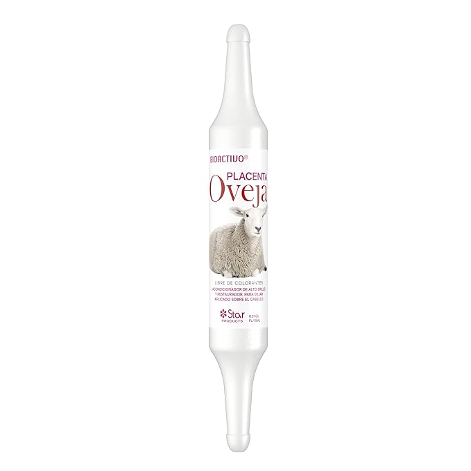 Placenta Oveja 1 Pack – 0.61 oz Each, Hair Repair Treatment with Sheep Placenta Extract for Strengthening & Revitalizing Damaged Hair