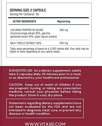 Liver Cleanse Detox & Repair, Liver C3, Support 60 Capsule 3)