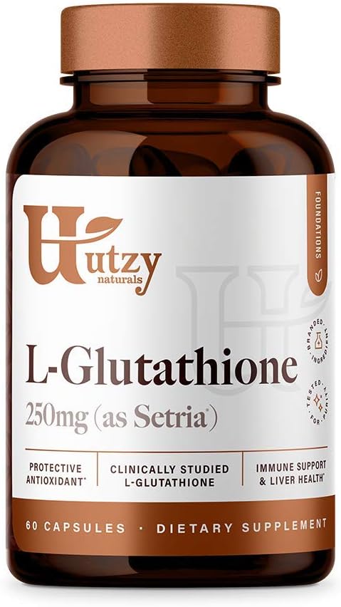 L-Glutathione | Immune Health & Antioxidant 250mg Reduced 60 Capsules