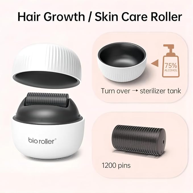 Derma-Roller derma Face Body Roller G4 -Beard Roller For Women & Men 0.25mm