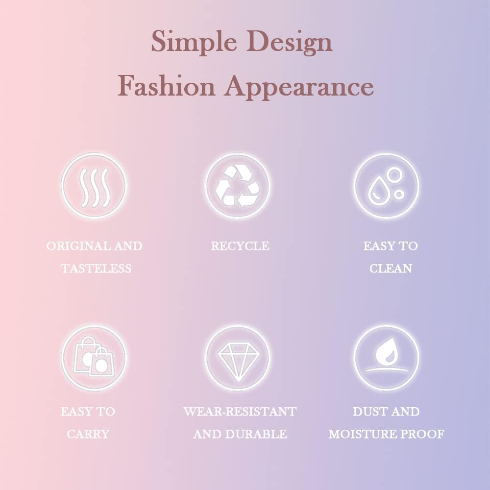 Leak-Proof DIY Travel Airless Pump Jar, 15/30/50ml Refillable Vacuum Bottle Dispenser for Creams/Lotions, Portable Cosmetic Container with Push Down Pump Dispenser (White, 50ml+50ml)