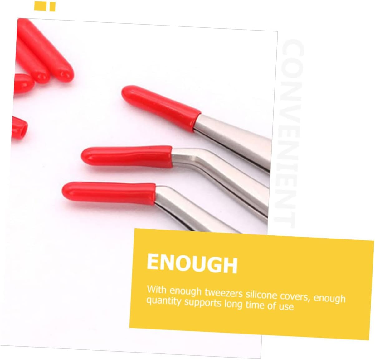 120pcs Tweezers Tip Protectors Silicone Covers for Eyelash Grafting Tweezers Non-slip Design Durable and Portable Essential Lash Tools for and Diy Enthusiasts