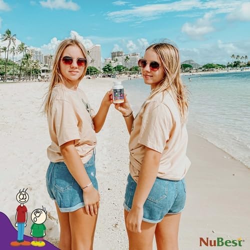 NuBest Tall 10+ - Advanced Bone Strength Formula - Supports Immunity, Healthy Development & Optimal Wellness - for Children (10+) & Teens Who Drink Milk Daily - 2 Pack | 2 Months Supply