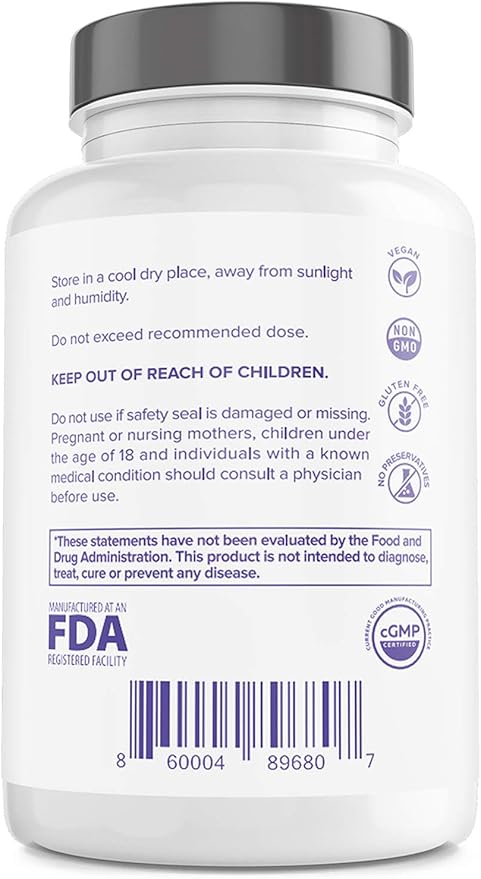 Immune Support Supplement with Vitamin C D3, Glutathione, (60ct) VitaminIQ