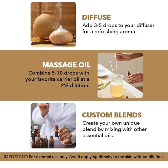 MAJESTIC PURE Frankincense Essential Oil with Glass Dropper | 100% Pure and Natural Frankincense Oil | Premium Grade Essential Oils for Diffusers, Skin, Aromatherapy, Massage | 3.4 Fl Oz