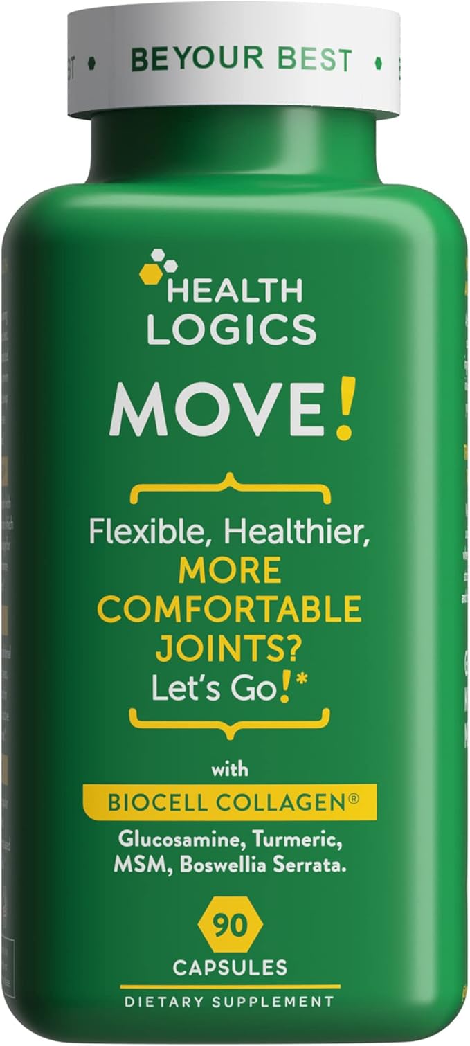 Move! Healthy Joints with BioCell Collagen, 95% Curcuminoids, 90 Capsules