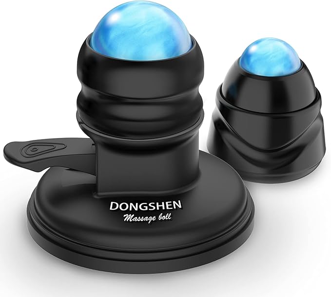 Massage Ball Deep Tissue 2 in 1 Mountable Muscle Massage Roller for Pain Relief, Trigger Point ,Relieve Fascia Muscle Knot and Joint Pain Relax Full Body