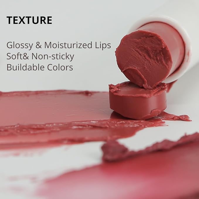 All Day Essential Tinted Lip Balm 04 Allure Rose | Natural Gloss Finish, Moisturizing Lip Care, Deep Nourishing Plant-Based Chapstick, Hydrating Lip Butter for Dry Cracked Chapped Lips