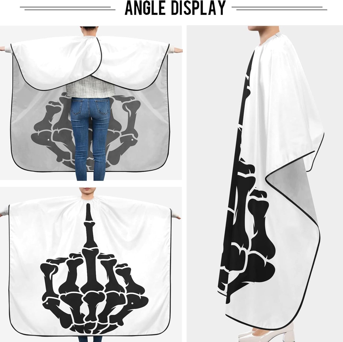 Stylish Barbershop Salon Barber Cape Haircut Cape Salon Apron Unisex Hair Cutting Apron for Men Women