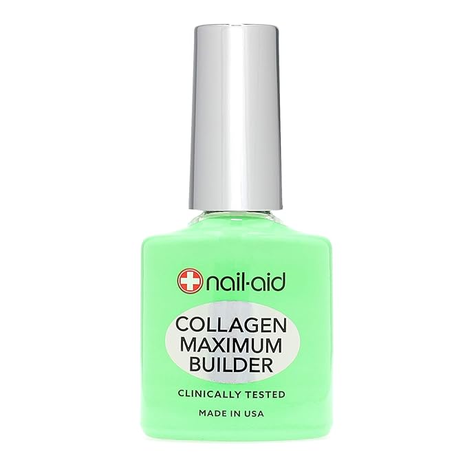 NAIL-AID Collagen Power Coat, Clear, 0.55 Fluid Ounce (Pack of 2)