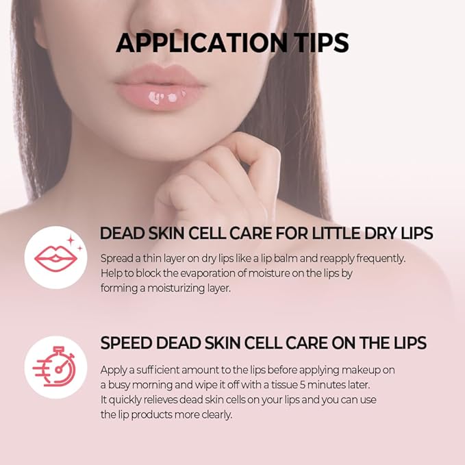 Klavuu Lip Mask Set (2PCS) โ Overnight Deep Hydrating Korean Lip Balm Treatment for Very Dry, Chapped Lips | Lip Lightening & Plumping with Instant Hydration | Gentle Exfoliating (Vanilla & Vanilla)
