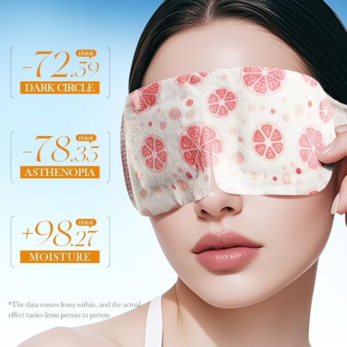 20 Packs steam eye masks for dry eyes,rest self heating eye mask,self warming steam mask,steam eye masks disposable for spa warm compress for eyes travel gifts stress relief