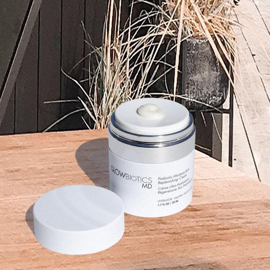 Glowbiotics Probiotic Multi-Brightening Anti-Aging Cream: Hydrates, Firms, Reduces Dark Spots, and Minimizes Wrinkles, Soothes and Repairs Skin with Caffeine, Antioxidants, and Vitamin E