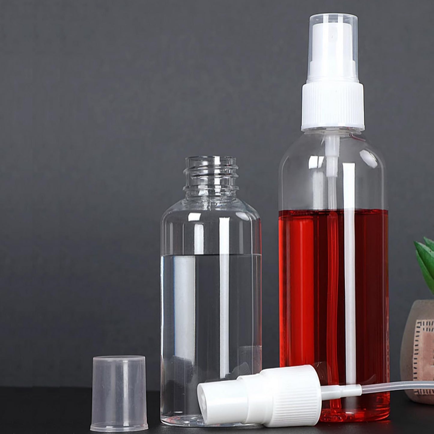 10 Pcs Spray Bottle Top, Nozzle Sprayer Tops, Replacement Pump for Essential Oil Bottles, Dispenser Caps Fine Mist Sprayer for Cosmetic(24/410 Cap Size) white