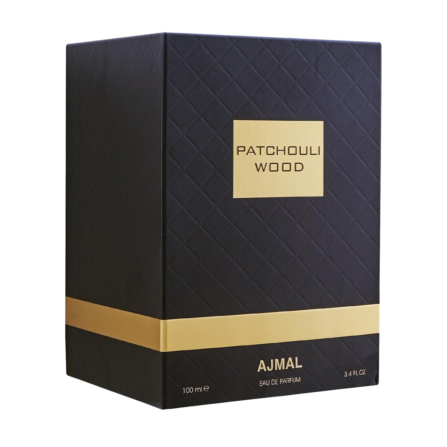 Ajmal Patchouli Wood Eau De Parfum Men 3.4 Oz / 100 ML Perfume For Men | Long Lasting Spicy Woody Fragrance - Made In Dubai