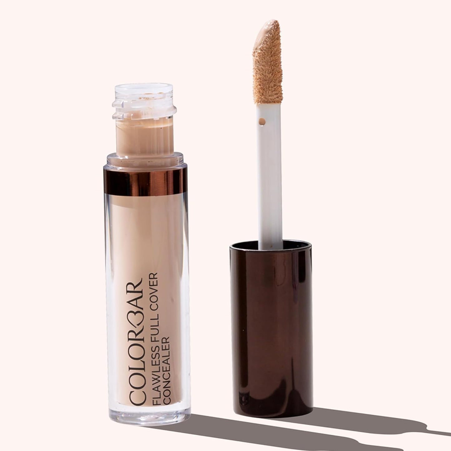 Colorbar Flawless Full Cover Concealer - Face Makeup Concealer with Liquid-to-Powder Formula - Hides Scars and Discoloration - 004 Silk - 0.2 oz