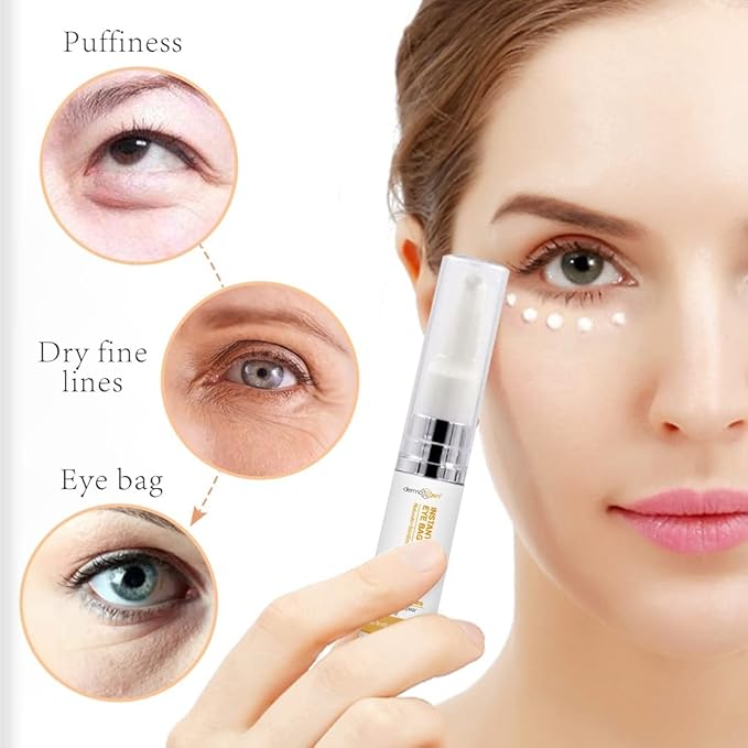 Eye Gel with Plant Stem Cells & Peptide Complex for Under & Around Eyes – Reduces Puffiness, Dark Circles & Fine Lines – With Matrixyl 3000 & Arginine for a Smoother, Refreshed Look for Men & Women.