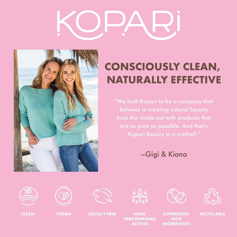 Kopari Golden Aura Body Oil with 24k Gold & Hyaluronic Acid - Hydrating Formula for Glowing Skin 3.3 oz