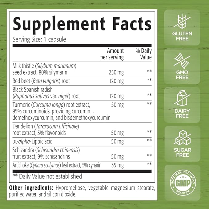 NEW ROOTS HERBAL Liver Shield 80% Silymarin 90 Capsules