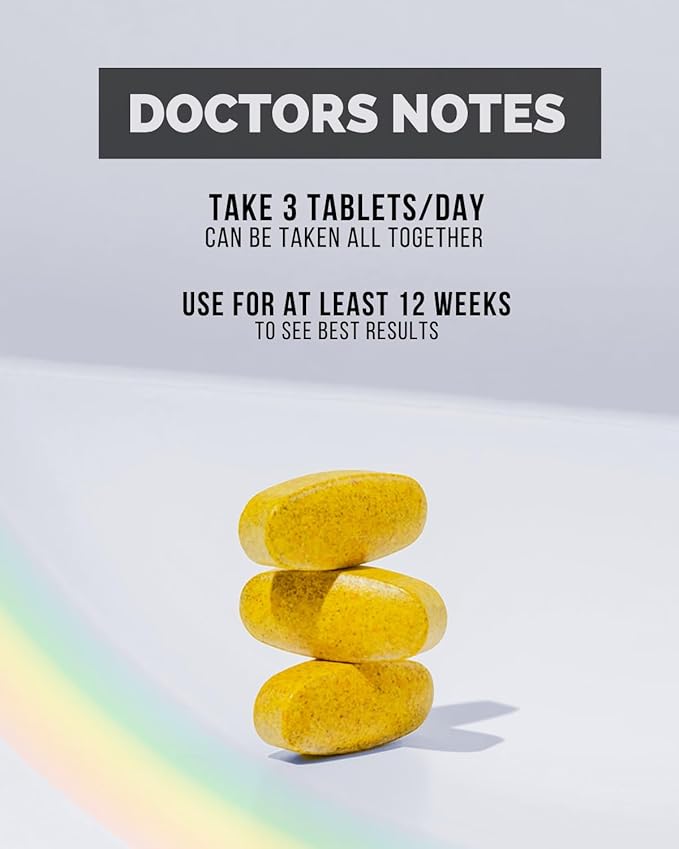 Advanced Hair, Skin & Nails Formula - Dermatologist and Plastic Surgeon Developed, clinically Tested for visibly Stronger and Thicker Hair in 12 Weeks