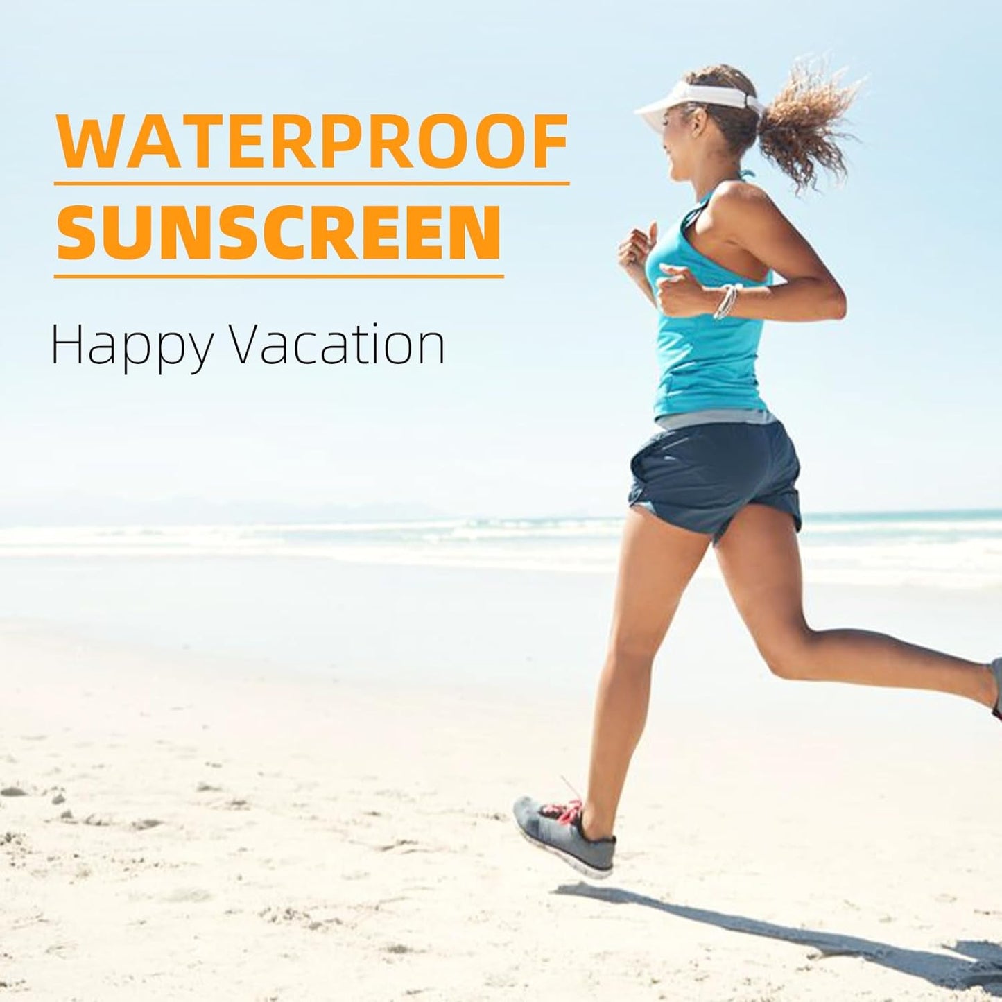 VGO Tinted Sunscreen for Face SPF 50, Hydrating Sun Essence Leaves No Sticky Feeling Travel Size Sunscreen Against UVA and UVB Rays 50ml / 1.7oz