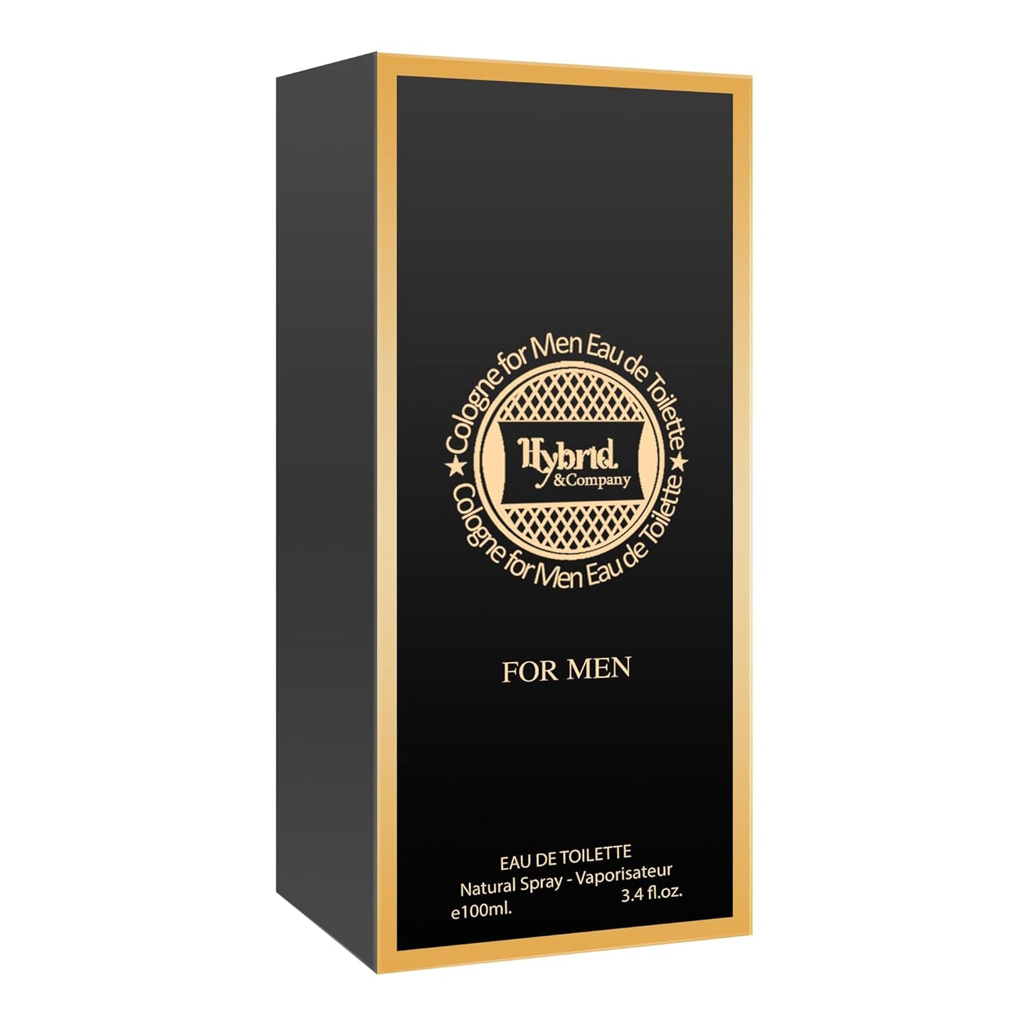 Hybrid & Company Blue Noir For Men Eau De Toilette Vaporisateur Natural Spray 3.4 Fl Oz