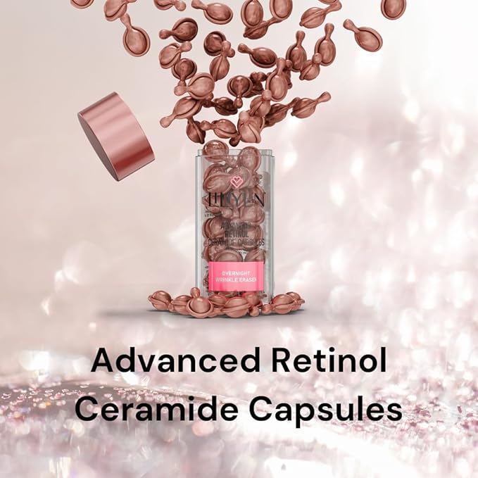 Advanced Retinol Ceramide Capsules - Overnight Wrinkle Eraser, 30 Biodegradable Capsules, 0.50 fl. oz.