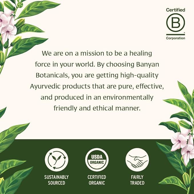 Banyan Botanicals Healthy Hair Tablets – Organic Hair Supplement with Amla & Bhringaraj – Ayurvedic Hair Care for Healthy, Thick & Lustrous Hair* – 90 Tablets – Non GMO Sustainably Sourced Vegan
